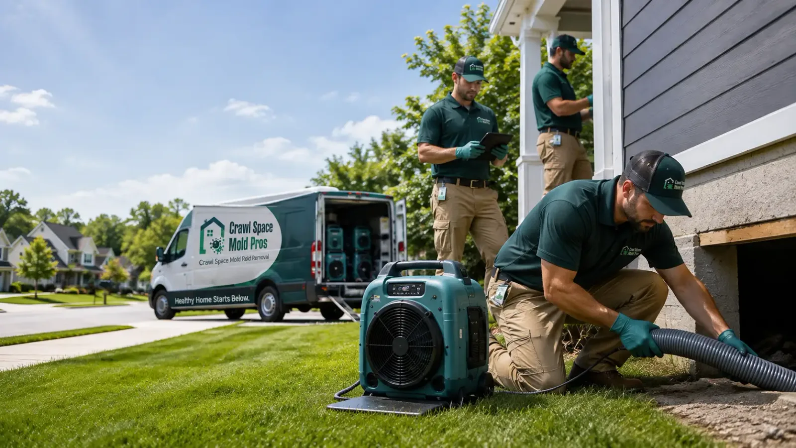 Crawl Space Mold Removal in Wayland, NY
